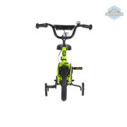 KPC FluoBike Raptor dinós VILÁGÍTÓS 12 neonzöld fluoreszkáló gyermek kerékpár