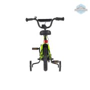 KPC FluoBike Raptor dinós VILÁGÍTÓS 12 neonzöld fluoreszkáló gyermek kerékpár