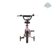 KPC FluoBike Kitty cicás VILÁGÍTÓS 12 rózsaszín fluoreszkáló gyermek kerékpár
