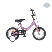 KPC FluoBike Rabbit nyuszis VILÁGÍTÓS 12 lila fluoreszkáló gyermek kerékpár