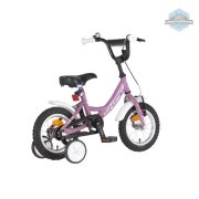 KPC FluoBike Rabbit nyuszis VILÁGÍTÓS 12 lila fluoreszkáló gyermek kerékpár