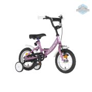 KPC FluoBike Rabbit nyuszis VILÁGÍTÓS 12 lila fluoreszkáló gyermek kerékpár