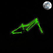 KPC FluoBike Raptor dinós VILÁGÍTÓS 16 neonzöld fluoreszkáló gyermek kerékpár