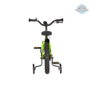 KPC FluoBike Raptor dinós VILÁGÍTÓS 16 neonzöld fluoreszkáló gyermek kerékpár