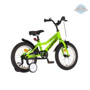KPC FluoBike Raptor dinós VILÁGÍTÓS 16 neonzöld fluoreszkáló gyermek kerékpár