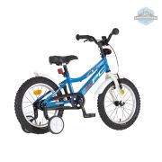 KPC FluoBike Police szirénás VILÁGÍTÓS 16 kék fluoreszkáló gyermek kerékpár