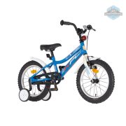 KPC FluoBike Police szirénás VILÁGÍTÓS 16 kék fluoreszkáló gyermek kerékpár