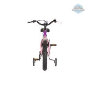 KPC FluoBike Kitty cicás VILÁGÍTÓS 16 rózsaszín fluoreszkáló gyermek kerékpár