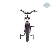 KPC FluoBike Rabbit nyuszis VILÁGÍTÓS 16 lila fluoreszkáló gyermek kerékpár