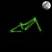 KPC FluoBike Raptor dinós VILÁGÍTÓS 20 neonzöld fluoreszkáló gyermek kerékpár