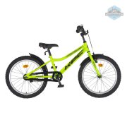 KPC FluoBike Raptor dinós VILÁGÍTÓS 20 neonzöld fluoreszkáló gyermek kerékpár