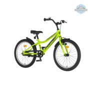 KPC FluoBike Raptor dinós VILÁGÍTÓS 20 neonzöld fluoreszkáló gyermek kerékpár
