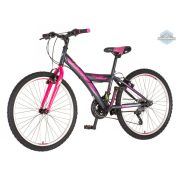 Venssini Parma 24 gyerek kerékpár grafit-pink