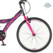 Venssini Parma 24 gyerek kerékpár grafit-pink