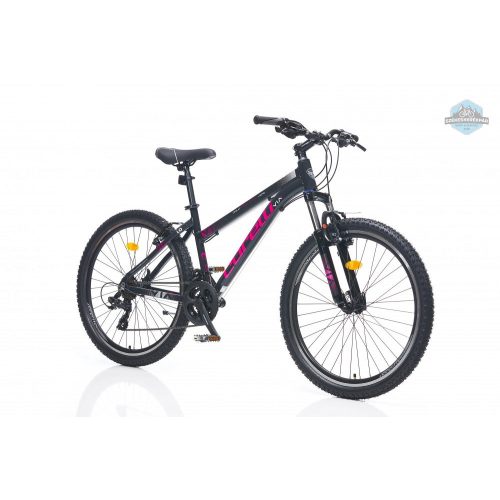 Corelli Via 1.1 24" gyerek MTB könnyűvázas kerékpár Fekete-Pink