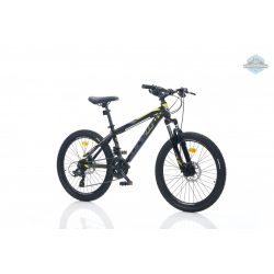   Corelli Felix 1.2 24 MTB gyerek könnyűvázas kerékpár Fekete-Neonsárga