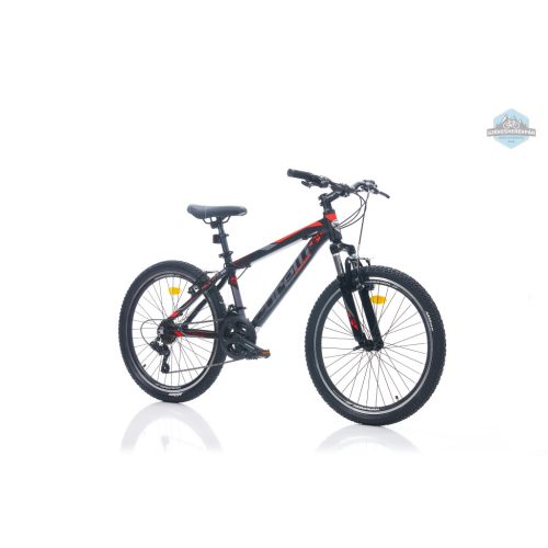 Corelli Felix 3.2 24 MTB gyerek könnyűvázas kerékpár Fekete-Piros