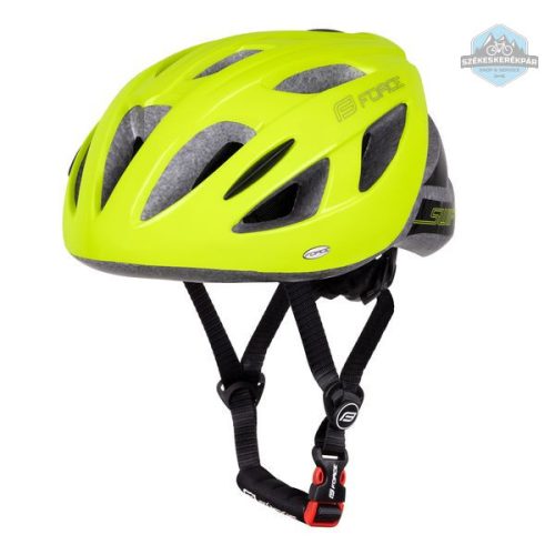 FORCE SWIFT kerékpáros sisak fluo S-M (54-58)