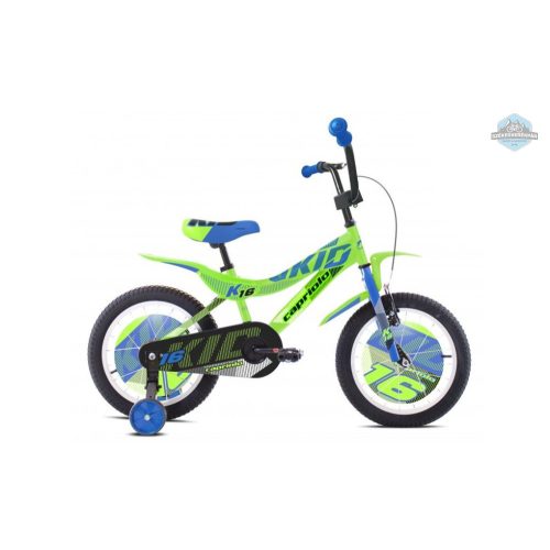 Capriolo Motocross 16" gyerek kerékpár Zöld-Kék
