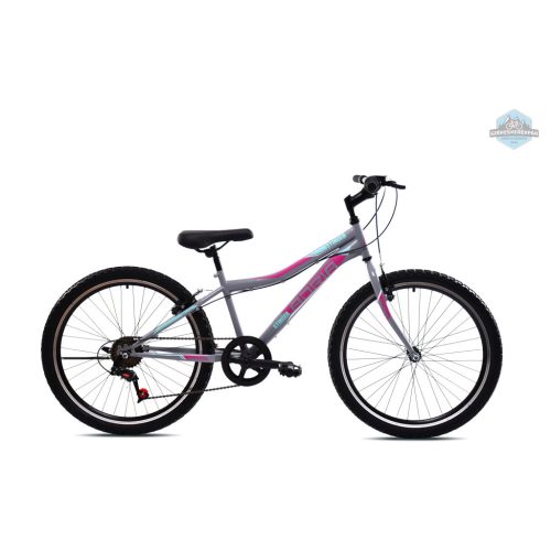 Adria Stinger 24" gyerek kerékpár Grafit-Rózsaszín