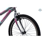 Adria Stinger 24" gyerek kerékpár Grafit-Rózsaszín