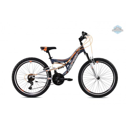 Capriolo CTX 240 24" összteleszkópos kerékpár Grafit-Narancs