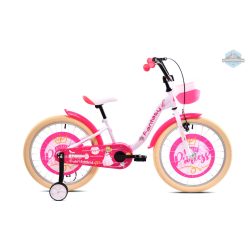   Adria Fantasy 20 hableányos gyerek kerékpár Fehér-Rózsaszín