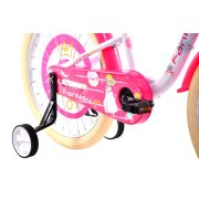 Adria Fantasy 20 hableányos gyerek kerékpár Fehér-Rózsaszín