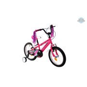 Capriolo Rocket 16" hátra tekerhető gyerek kerékpár Pink