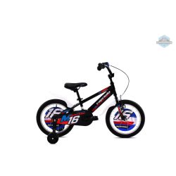 Capriolo Mustang 16" gyerek kerékpár Fekete-Piros