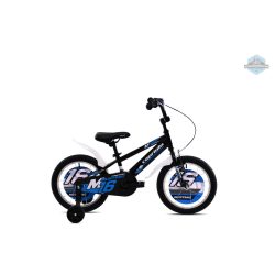 Capriolo Mustang 16" gyerek kerékpár Fekete-Kék