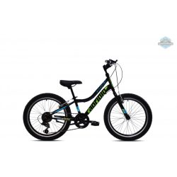 Capriolo Diavolo 200 20" gyerek kerékpár Fekete-Zöld
