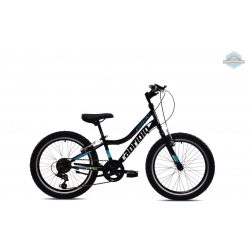 Capriolo Diavolo 200 20" gyerek kerékpár Fekete-Kék