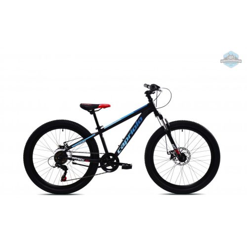 Capriolo Oxigen Disc 24" gyerek kerékpár Fekete-Kék