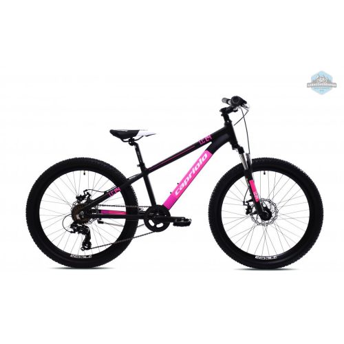Capriolo LC KID 240 24" gyerek kerékpár Fekete-Pink