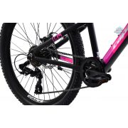 Capriolo LC KID 240 24" gyerek kerékpár Fekete-Pink
