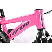 Capriolo LC KID 16" hátra tekerhető gyerek kerékpár Rózsaszín