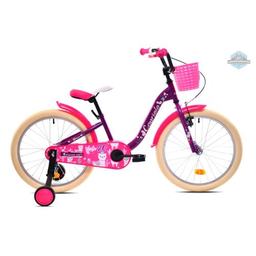 Capriolo Viola 20" gyerek kerékpár Lila